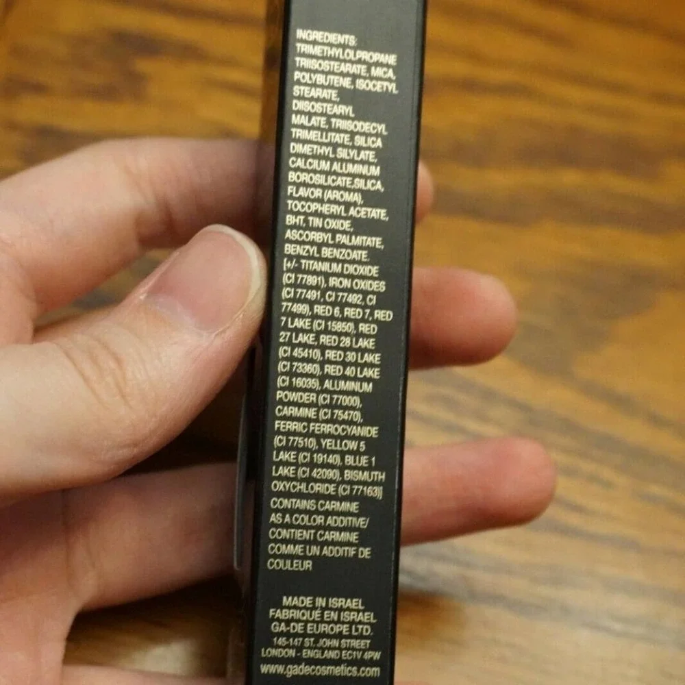 GA-DE Jade Crystal Lights Lip Gloss Blackberry